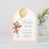 我々は赤ちゃんシャワー招待状を心待ちできる 招待状 (スタンド正面)