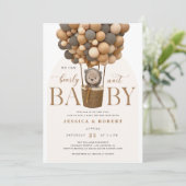 我々は赤ちゃんシャワー招待状を心待ちできる 招待状 (スタンド正面)