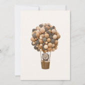 我々は赤ちゃんシャワー招待状を心待ちできる 招待状 (裏面)