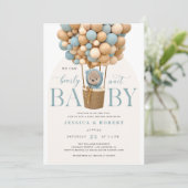 我々は赤ちゃんシャワー招待状を心待ちできる 招待状 (スタンド正面)