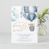 我々は赤ちゃんシャワー招待状を心待ちできる 招待状 (スタンド正面)