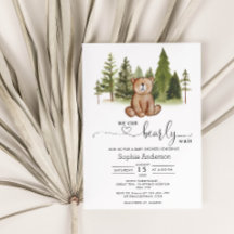 我々は赤ちゃんシャワー招待状を心待ちできる