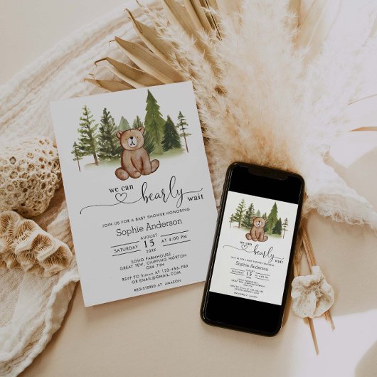 我々は赤ちゃんシャワー招待状を心待ちできる 招待状