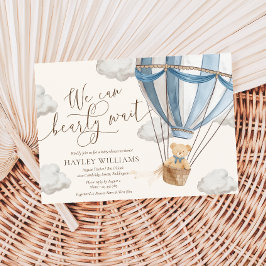 我々は赤ちゃんシャワー招待状を心待ちできる 招待状