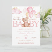 我々は赤ちゃんシャワー招待状を心待ちできる 招待状 (スタンド正面)