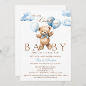 我々は赤ちゃんシャワー招待状を心待ちできる 招待状 (正面/裏面)