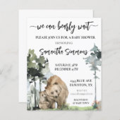 我々は赤ちゃんシャワー森の水の色を待つことができる (正面/裏面)