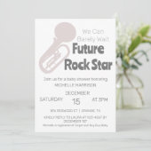 我々は赤ちゃんシャワー男女兼用インヴィを待つことができる 招待状 (スタンド正面)