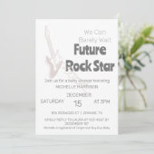 我々は赤ちゃんシャワー男女兼用インヴィを待つことができる 招待状 (スタンド正面)