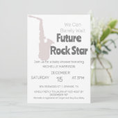 我々は赤ちゃんシャワー男女兼用インヴィを待つことができる 招待状 (スタンド正面)