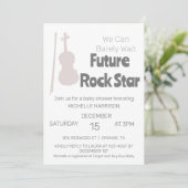 我々は赤ちゃんシャワー男女兼用インヴィを待つことができる 招待状 (スタンド正面)