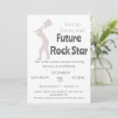 我々は赤ちゃんシャワー男女兼用インヴィを待つことができる 招待状 (スタンド正面)