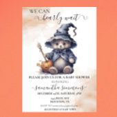 我々は赤ちゃんシャワーHalloween Teddyを待つことができる 招待状