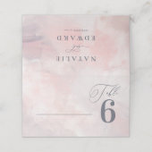 我々は赤面フローラ水の色結婚を行う プレイスカード (外部開封)