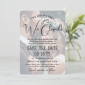 我々は逃げた！フォトウェディングレセプション セーブザデート (スタンド正面)