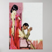 我々は遅れている、急いでレトロヴィンテージパルプカバーアート ポスター (正面)