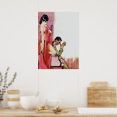 我々は遅れている、急いでレトロヴィンテージパルプカバーアート ポスター (キッチン)