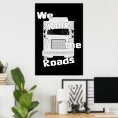 我々は道路を支配する（半）ダークポスター ポスター (ホームオフィス)