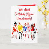 我々は間違いなく同意する！父の日を祝う カード (黄色い花)