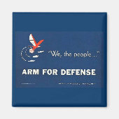 我々は防衛のために武装する マグネット (正面)