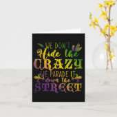 我々は隠れ熱狂するないそれをパレード通りマを下る カード (黄色い花)