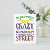 我々は隠れ熱狂するないパレード通り ポストカード (スタンド正面)