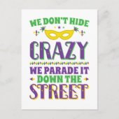 我々は隠れ熱狂するないパレード通り ポストカード (正面)