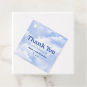 我々は雲の上にある9ブルー9番目の第9の誕生日パーティー フェイバータグ (インサイチュ)