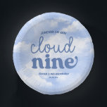 我々は雲の上にある9ブルー9番目の第9の誕生日パーティー ペーパーボウル<br><div class="desc">我々は雲の上にある9ブルー9番目の9番目の誕生日パーティー紙プレート!</div>