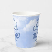 我々は雲の上にある9ブルー9番目の第9の誕生日パーティー 紙コップ (右)