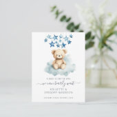 我々は雲の妊娠でテディベアを待つことができる 案内ポストカード (スタンド正面)