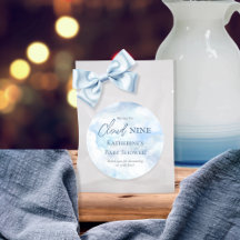 我々は雲の9青い少年の赤ちゃんシャワー上にある