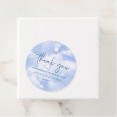 我々は雲の9青い赤ちゃんシャワー上にある フェイバータグ (インサイチュ)