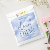 我々は雲の9青い赤ちゃんシャワー上にある フェイバーバッグ (封をした状態)