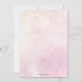 我々は雲9ベビーガール赤ちゃんシャワー上にある 招待状 (裏面)