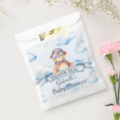 我々は雲9人のヴィンテージの男の子ベビーベイビーシャワー上にある フェイバーバッグ (封をした状態)