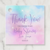 我々は雲9女の子の赤ちゃんシャワー上にある。 フェイバータグ (正面)