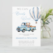 我々は青いテディ赤素朴ちゃんシャワーを待つことができる 招待状 (スタンド正面)