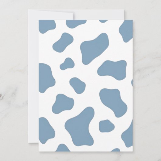 我々は青いテディ赤素朴ちゃんシャワーを待つことができる 招待状 (裏面)