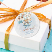 我々は青いバルーン赤ちゃんシャワーを待つことができる フェイバータグ