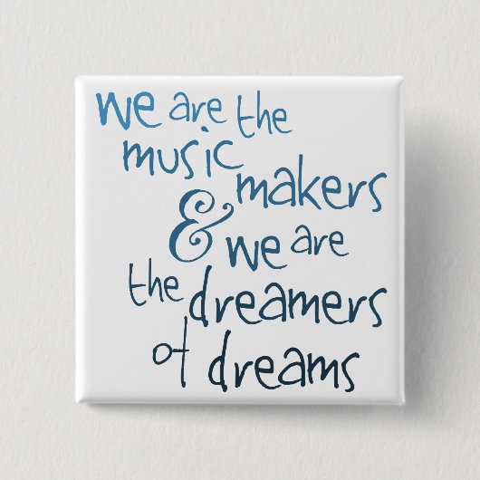 我々は音楽メーカーのボタン 缶バッジ (正面)