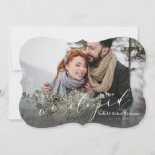 我々は駆け落ちした（大理石のバックア） 案内状 (正面)