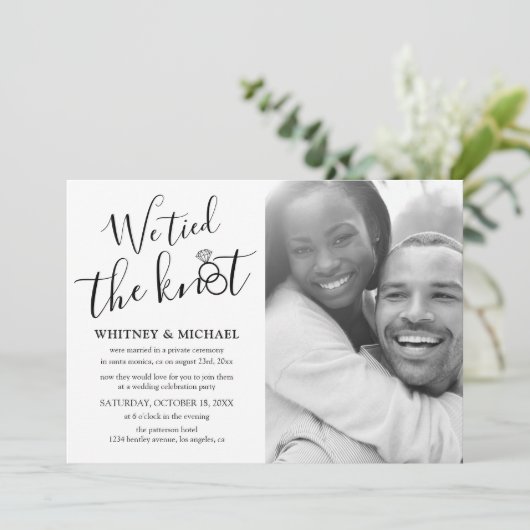 我々は駆け落ちの発表を結んだ 招待状 (スタンド正面)