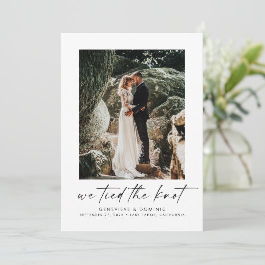 我々は駆け落ちを結結婚んだ 案内状 (スタンド正面)