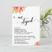 我々は駆け落ちハートスクリプト水の色の花 招待状 (スタンド正面)