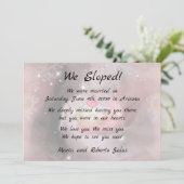 我々は駆け落ち3 案内状 (スタンド正面)