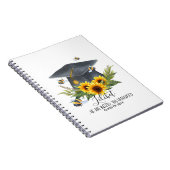 我々は騒いでいる！卒業式ギフトビーパーソナライズされたツ ノートブック (右側)