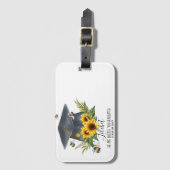 我々は騒いでいる！卒業式ギフトビーパーソナライズされたツ ラゲッジタグ (正面縦)