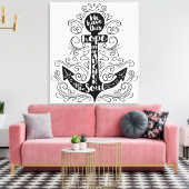 我々は魂のいかりとして キャンバスプリント (インサイチュ (リビング))