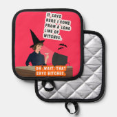 我々は魔女だ。 鍋敷き (正面/裏面)